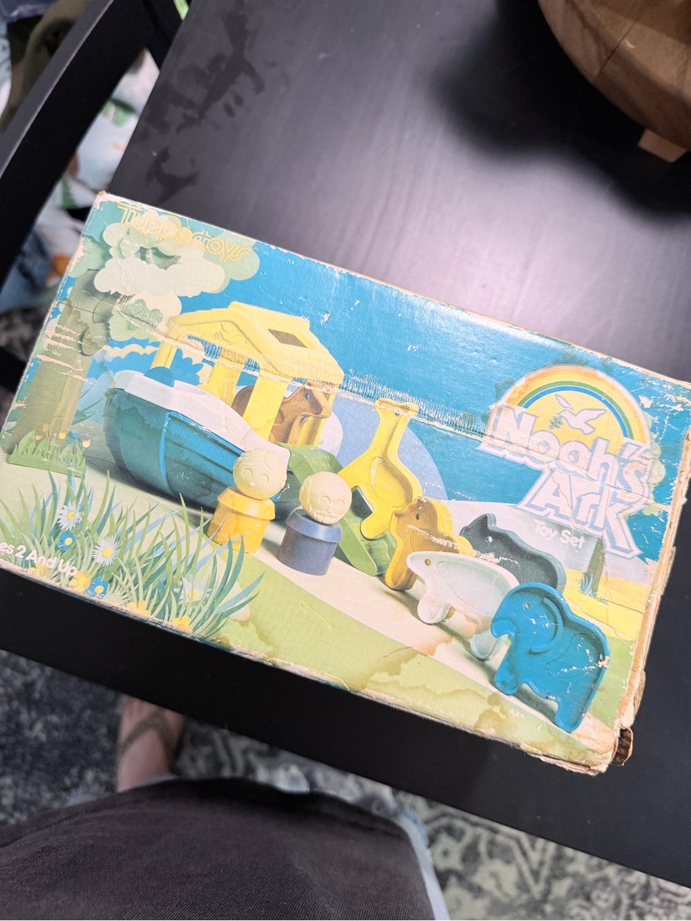 Tupperware Noah's Ark Toy Set - Blue, Yellow, White